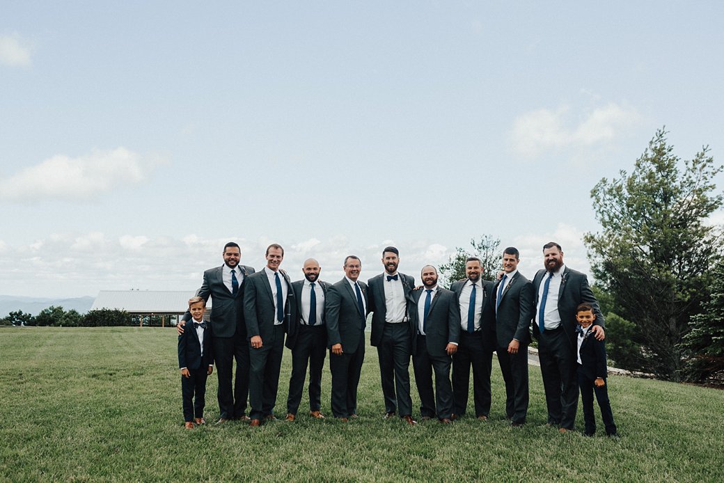 Cliff and his groomsmen 