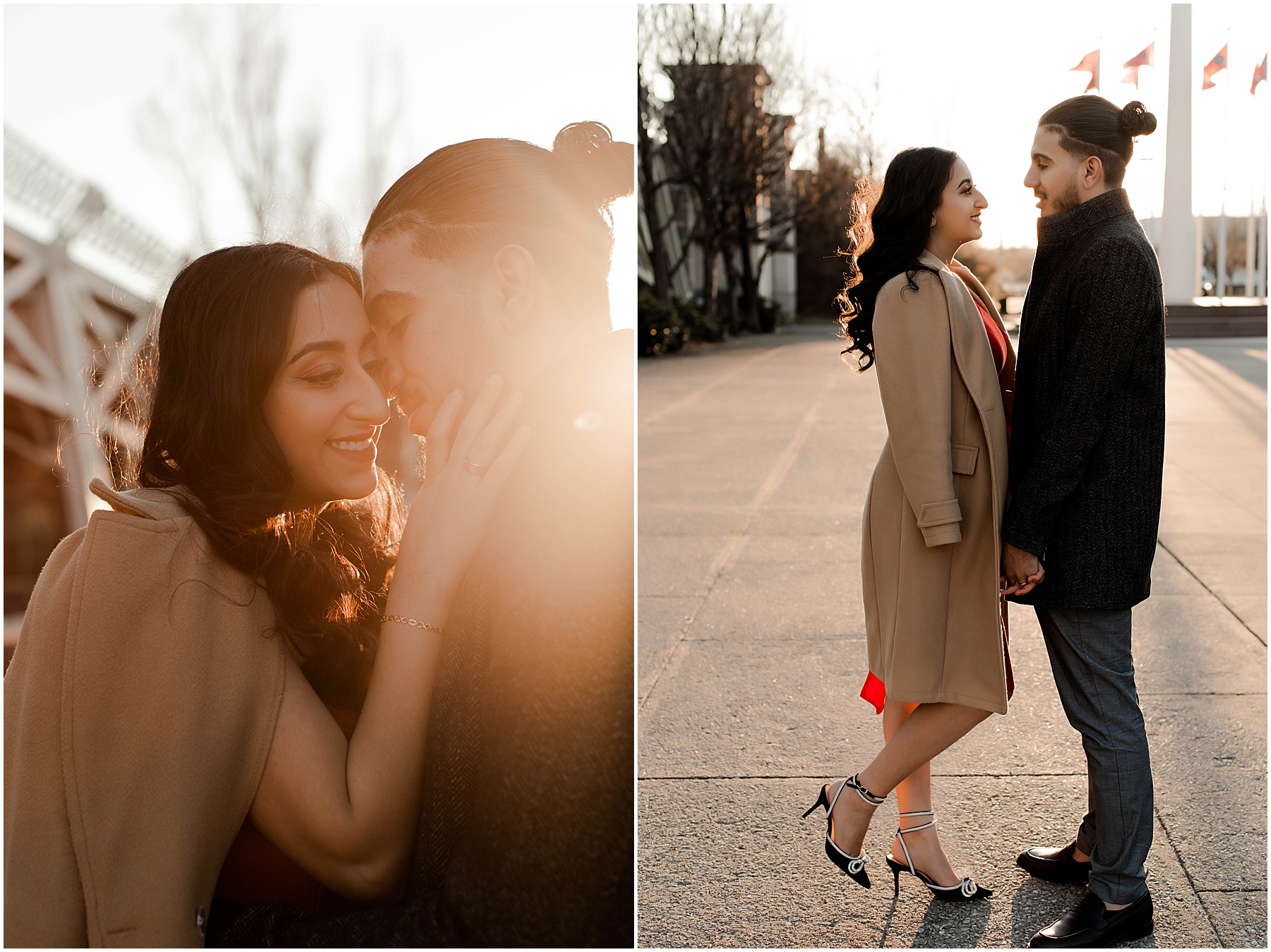 Winter Engagement Session in Nashville, Tennessee