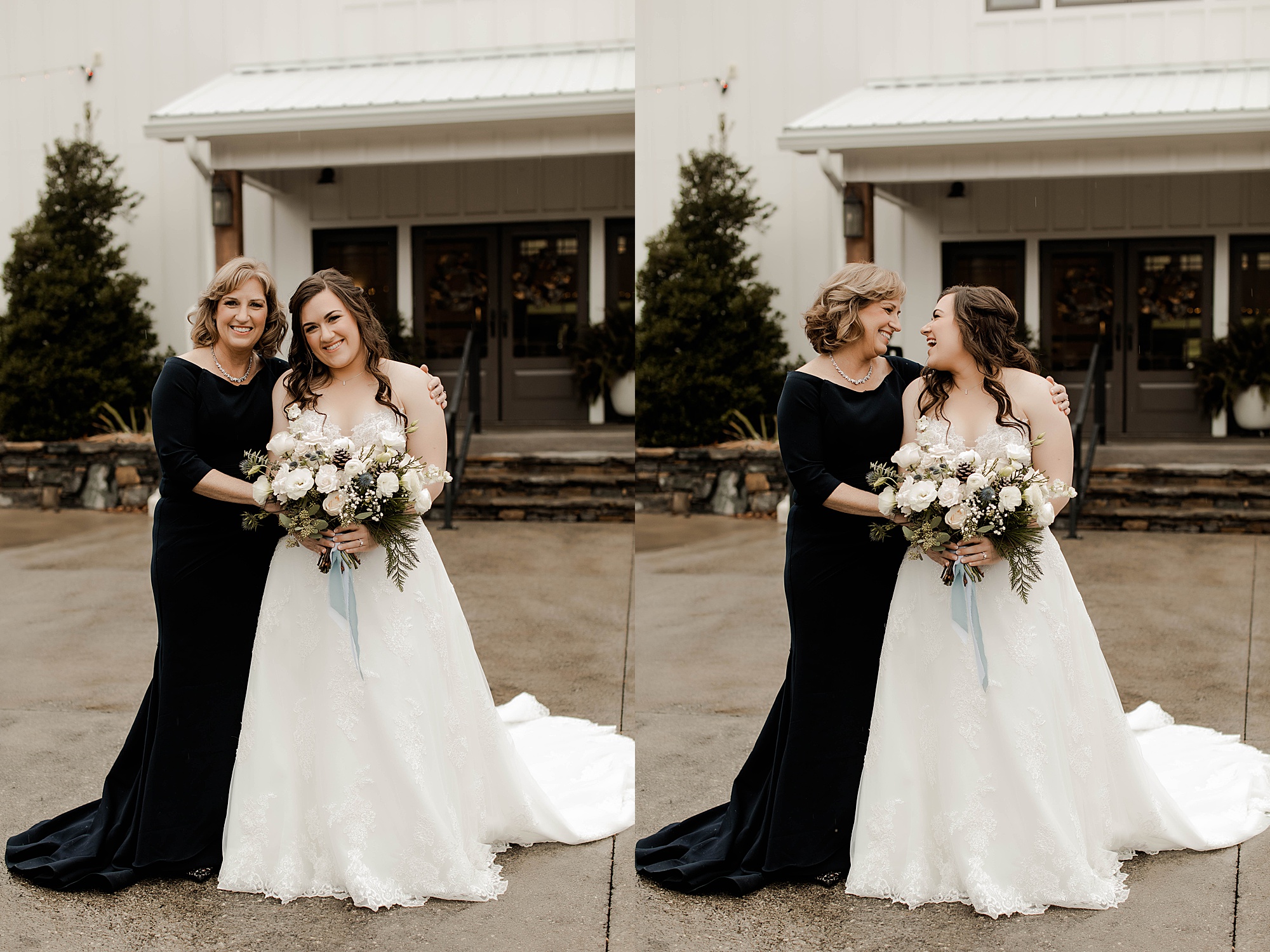 bride with mom photos 