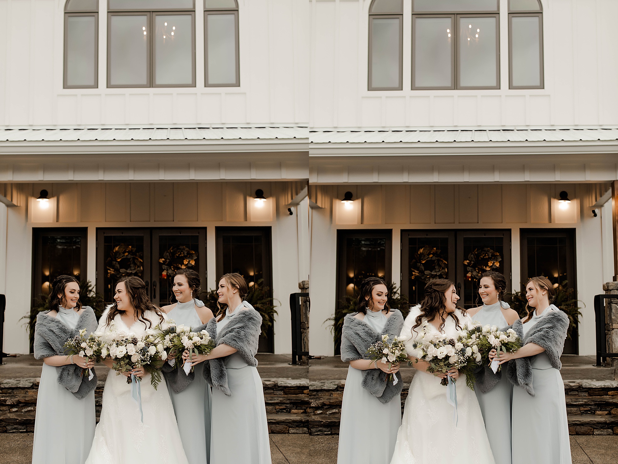 bride with bridesmaids pictures